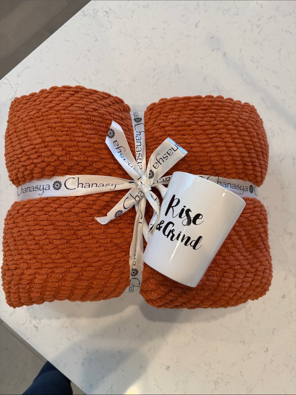 Plush Throw Blanket & Coffee Mug